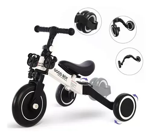 Triciclo Bicicleta Para Niños Ajustable 3 en 1 