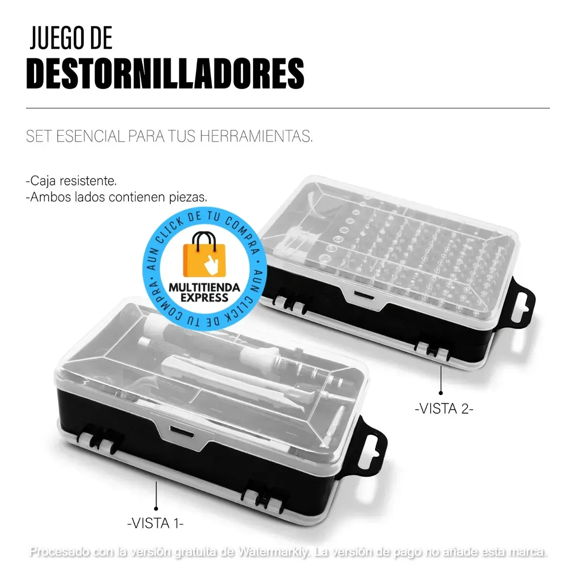 Set de Destornillador Puntas de Precision/Multiuso 115