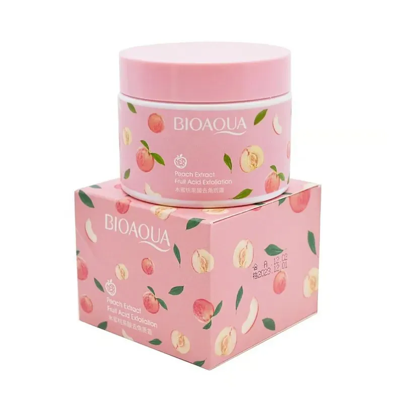 Gel Exfoliante De Durazno Y Acidos De Frutas Bioaqua 140g 