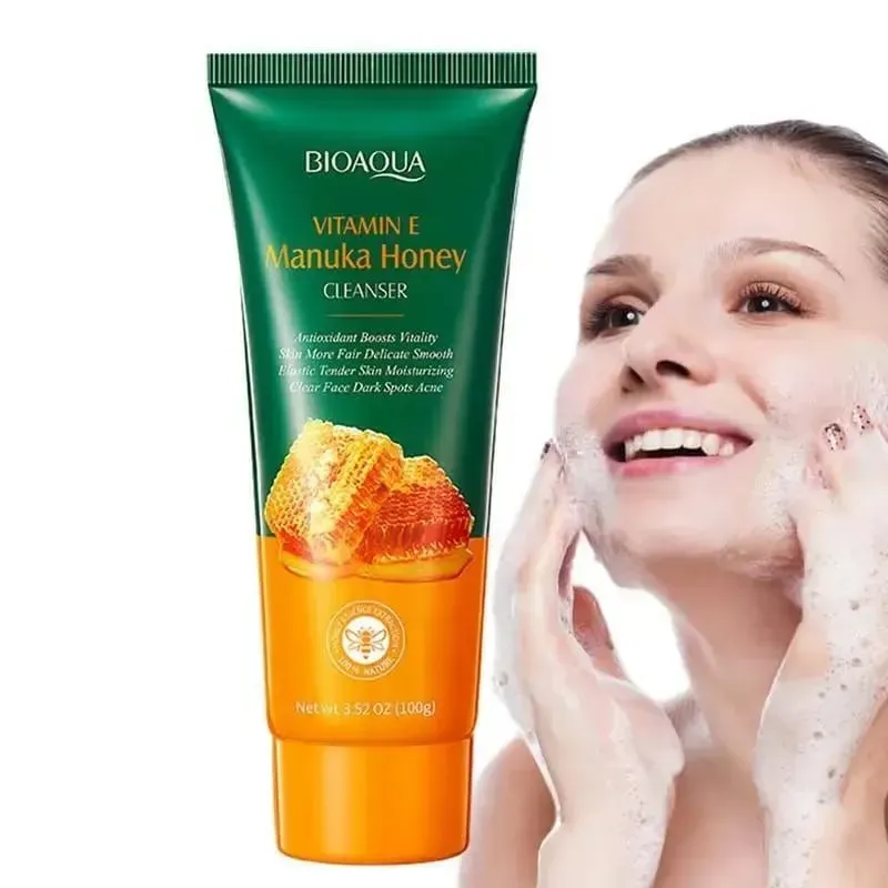 Jabon Facial Hidratante Y Refrescante Con Extracto De Miel Y Vitamina E  Bioaqua  100g 