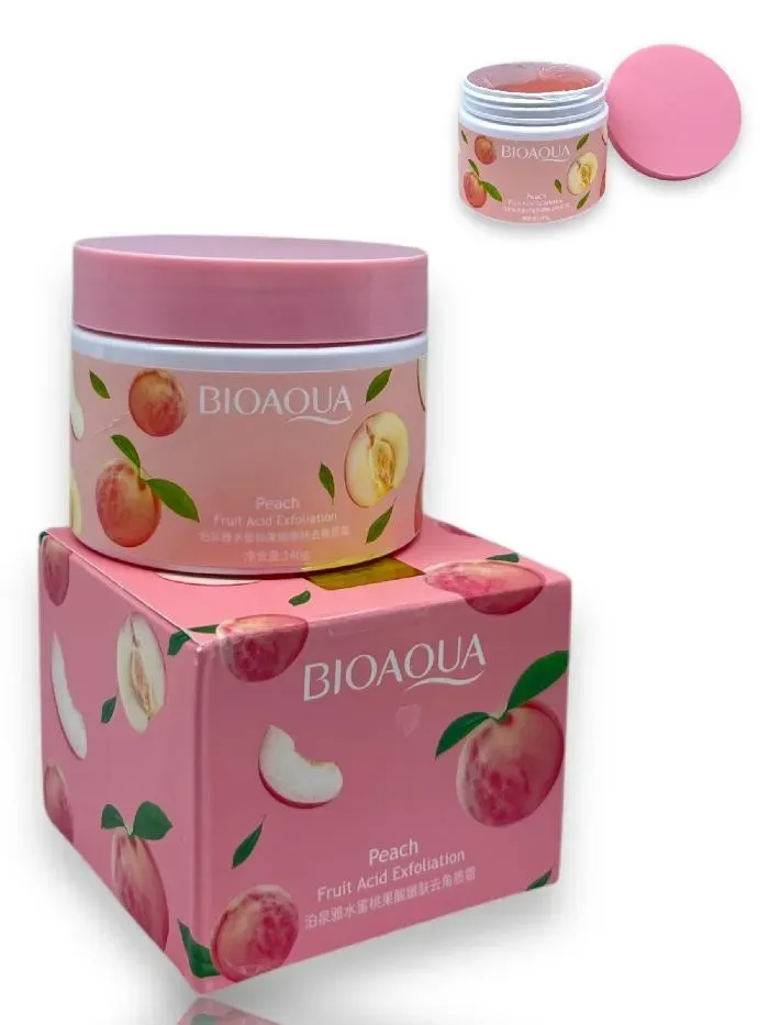 Gel Exfoliante De Durazno Y Acidos De Frutas Bioaqua 140g 