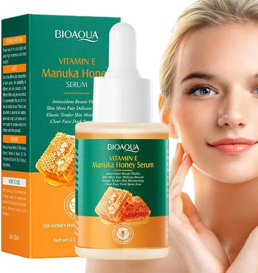 Serum Hidratante Con Extracto De Miel Y Vitamina E 30 Ml Bioaqua