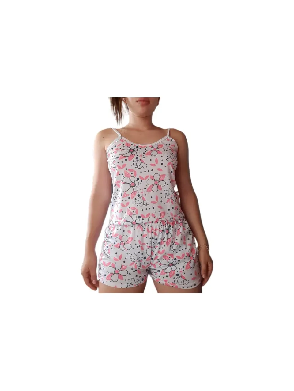 pijama corta tela poliester talla XL( talla reducida)