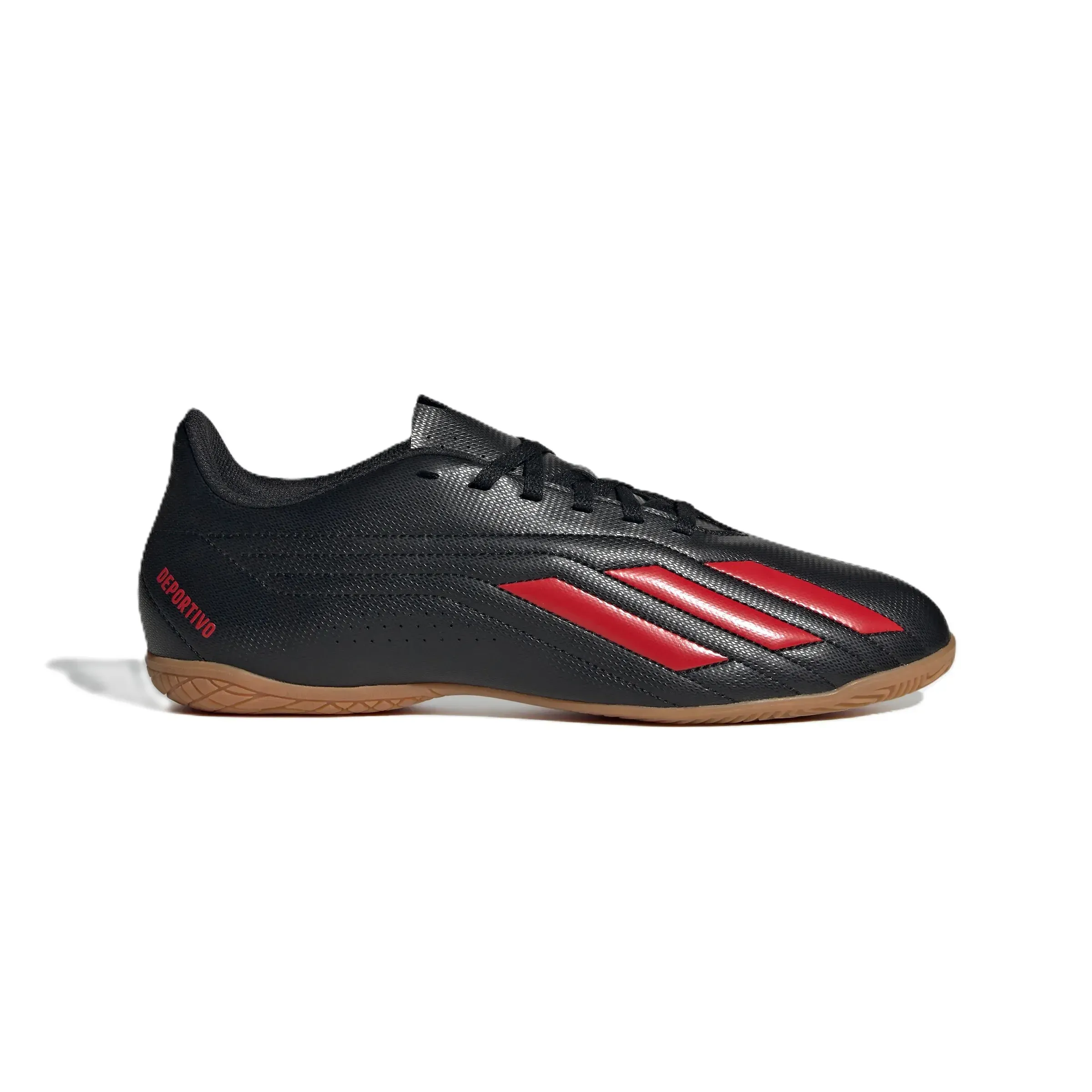 Tenis Guayos Adidas Negro Rojo Hombre - Suela Antideslizante - Futsal y Sintética.