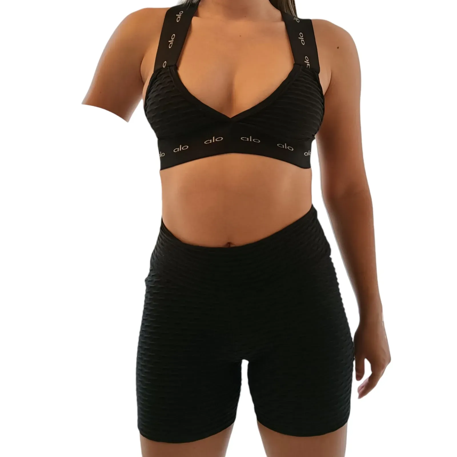 Conjunto Deportivo Push Up - Color Negro (Talla Única)