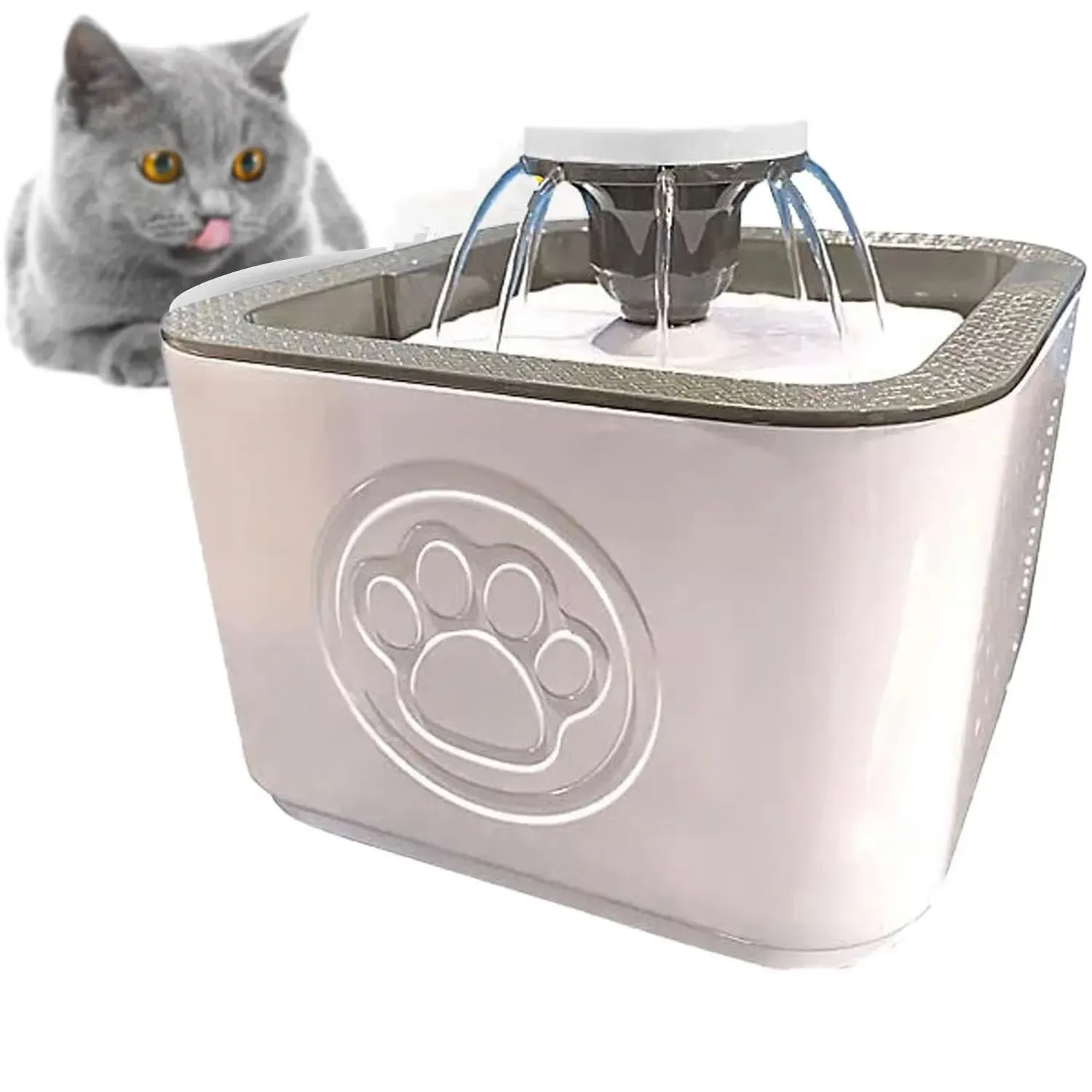 Fuente Bebedero Para Mascotas Agua Fresca Para Perro Y Gato