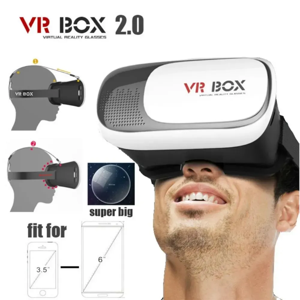 Gafas De Realidad Virtual 3d Vr Box + Control Bluetooth