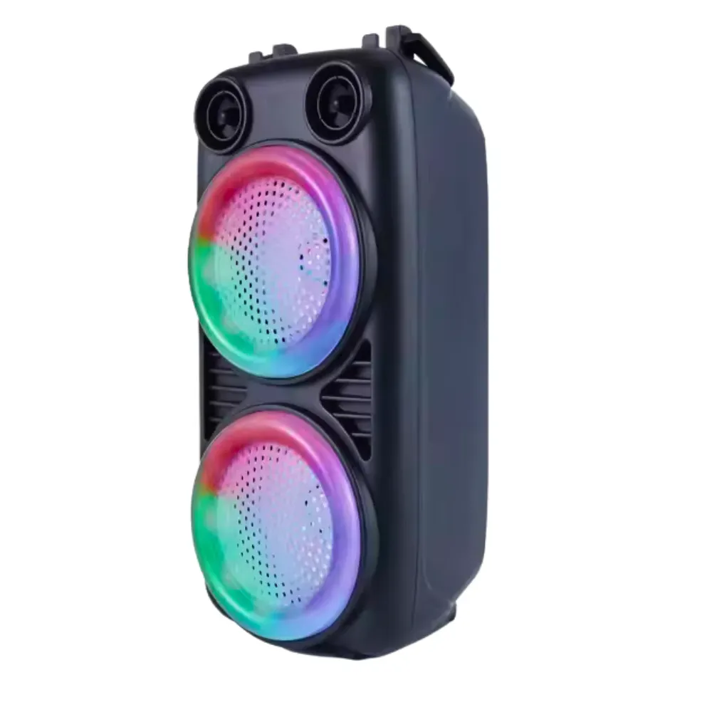 Parlante Doble Bocina Led RGB  3 Pulgadas KTS-3201 