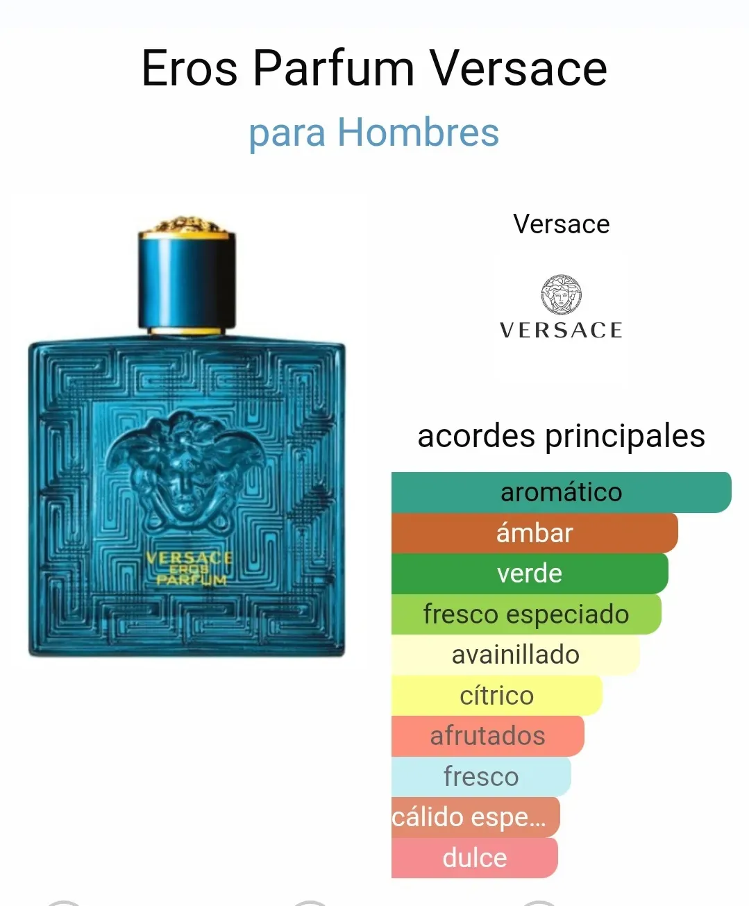 Perfume Eros Versace Para Hombres