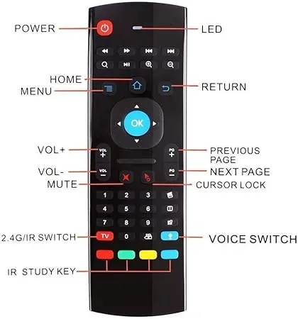 Control Air Fly Mouse Con01 Voice 