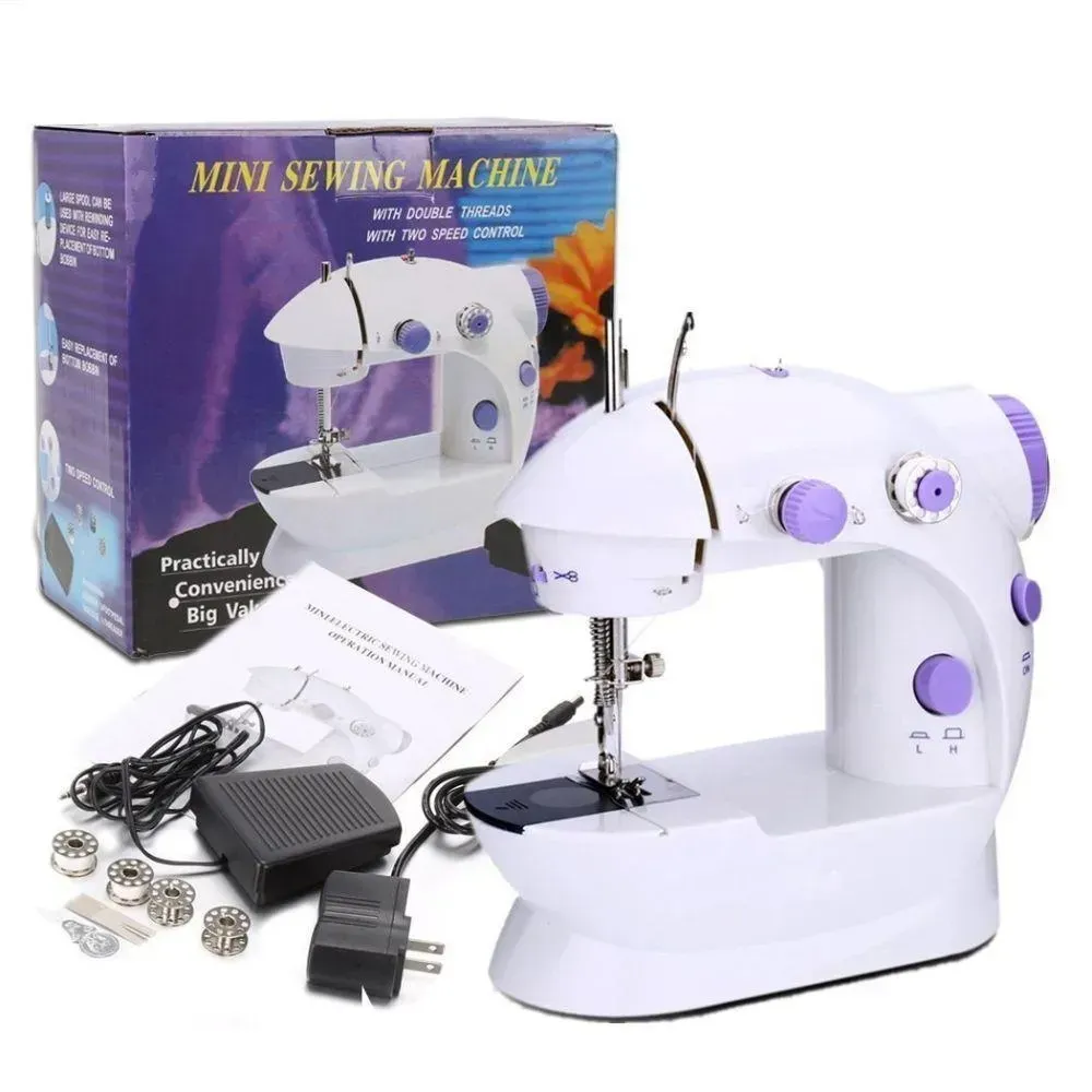 Mini Maquina De Coser Portátil Mini Sewing Machine 4 En 1