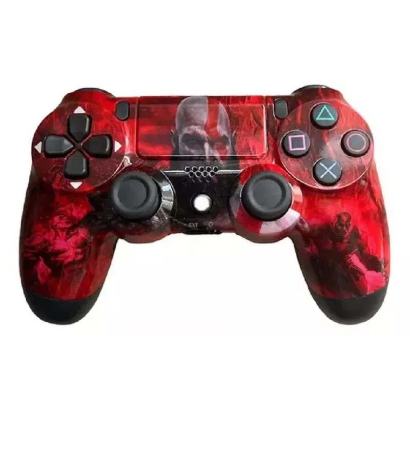 Control Para Play 4 Dual Shock Ps4 Edicion God Of War Rojo