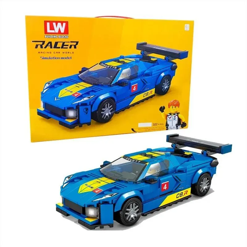 Carro Deportivo Lego Armable 322 Piezas