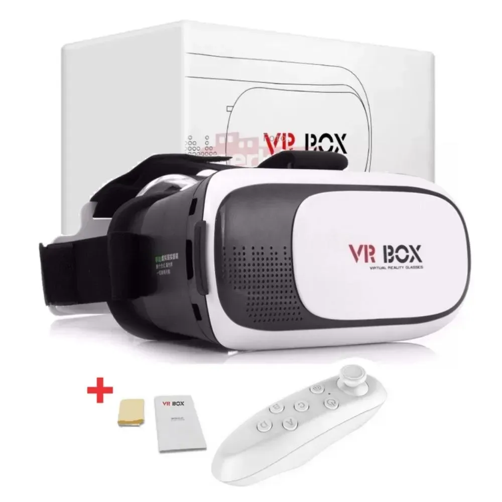 Gafas De Realidad Virtual 3d Vr Box + Control Bluetooth