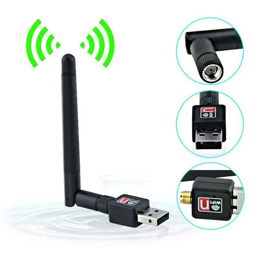 Adaptador Receptor Wifi Usb Inalambrico 150 Mbps Con Antena