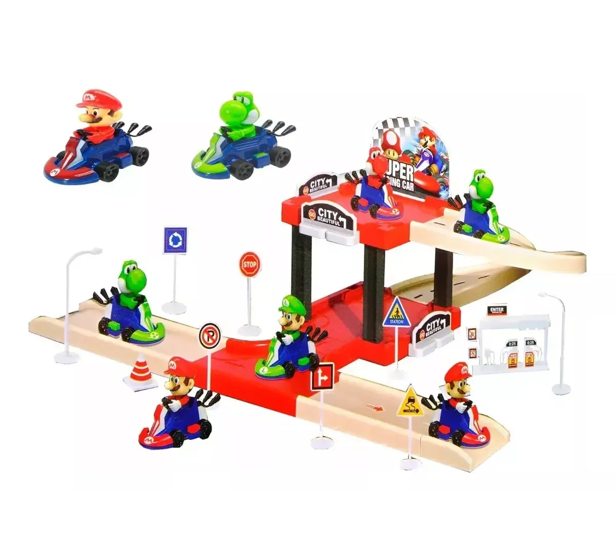 Pista Mario Kart Estacion Parqueadero Mario Bros