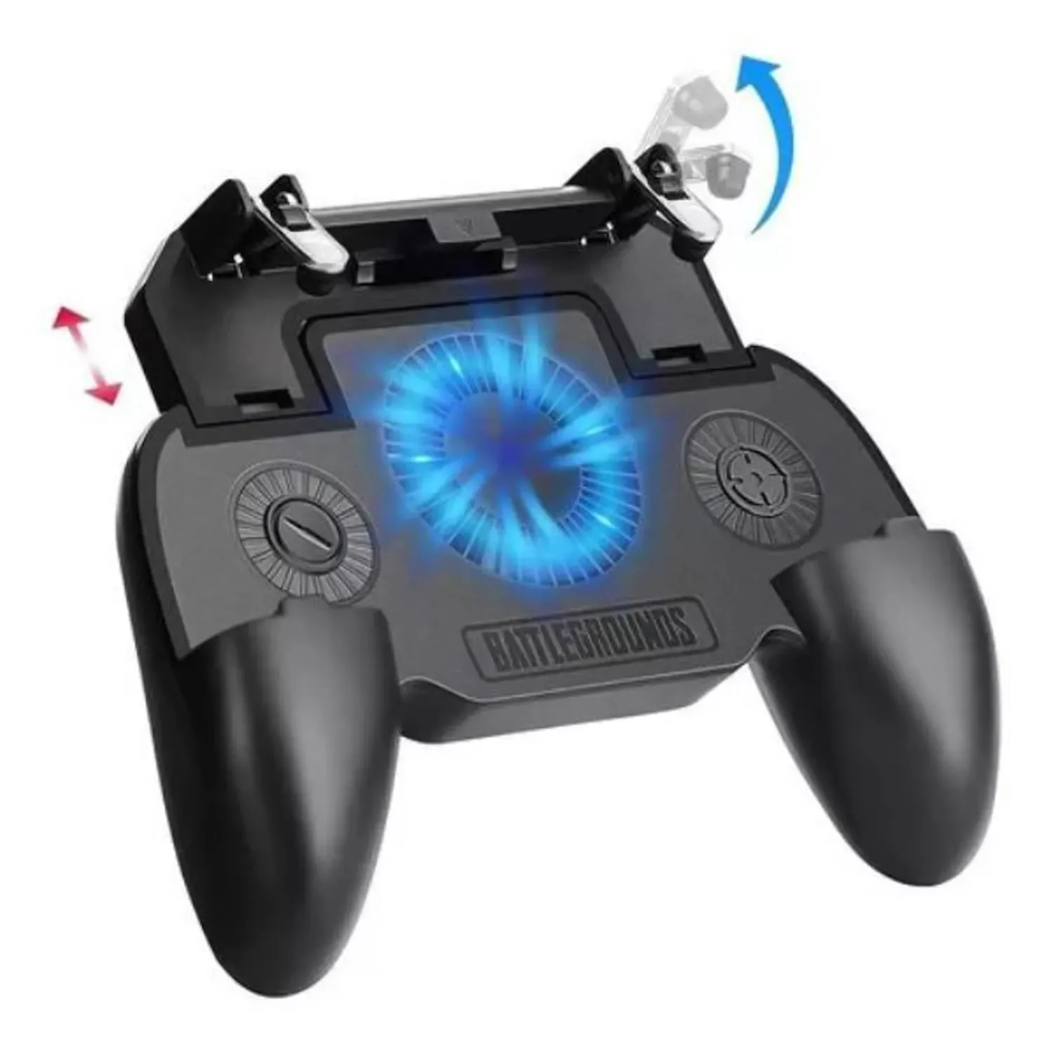 Control Gatillo Gamer Joystick Sp+2000 Power Bank Ventilador