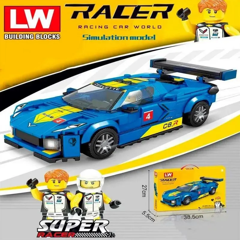 Carro Deportivo Lego Armable 322 Piezas