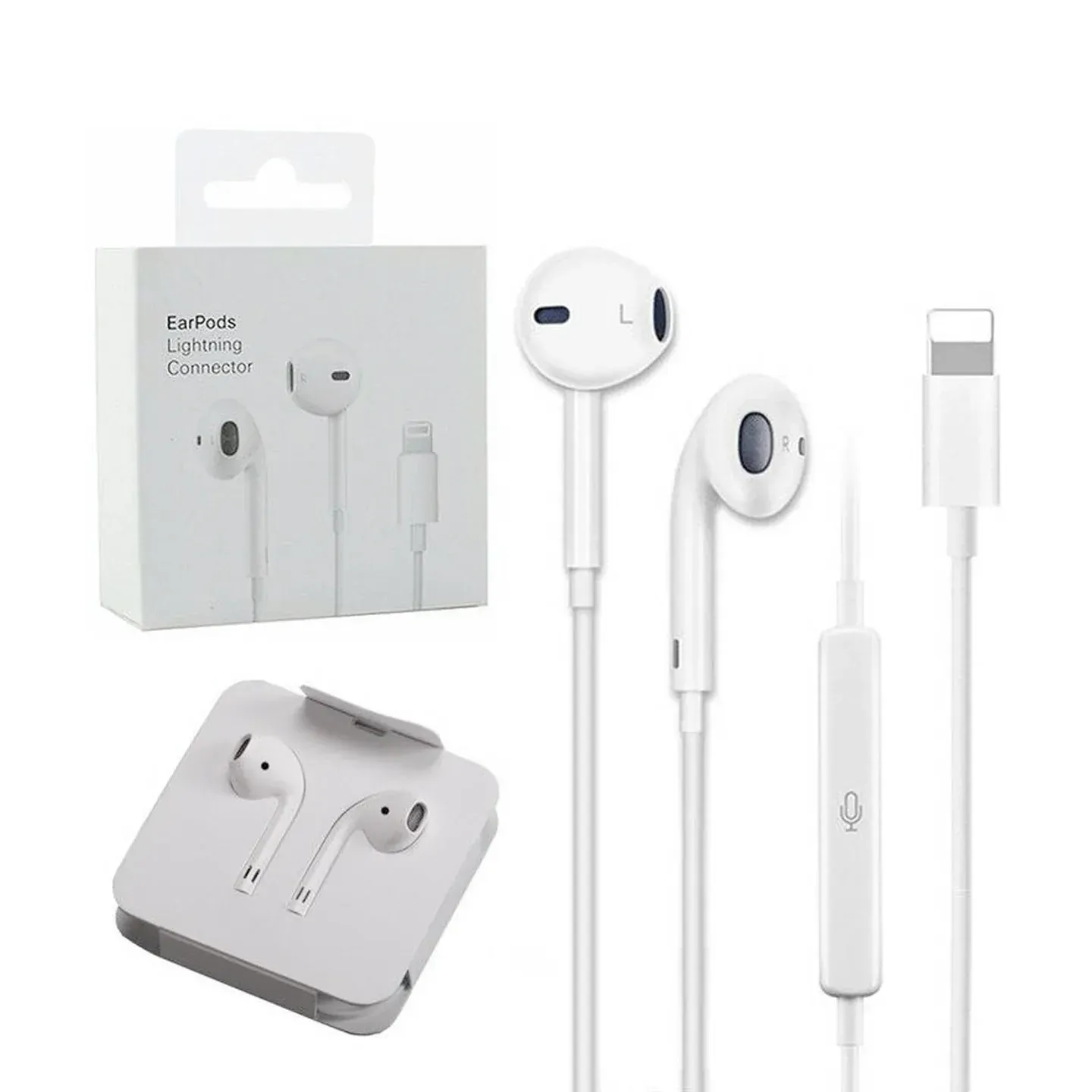 Manos libres EarPods con conector Lightning - Blanco