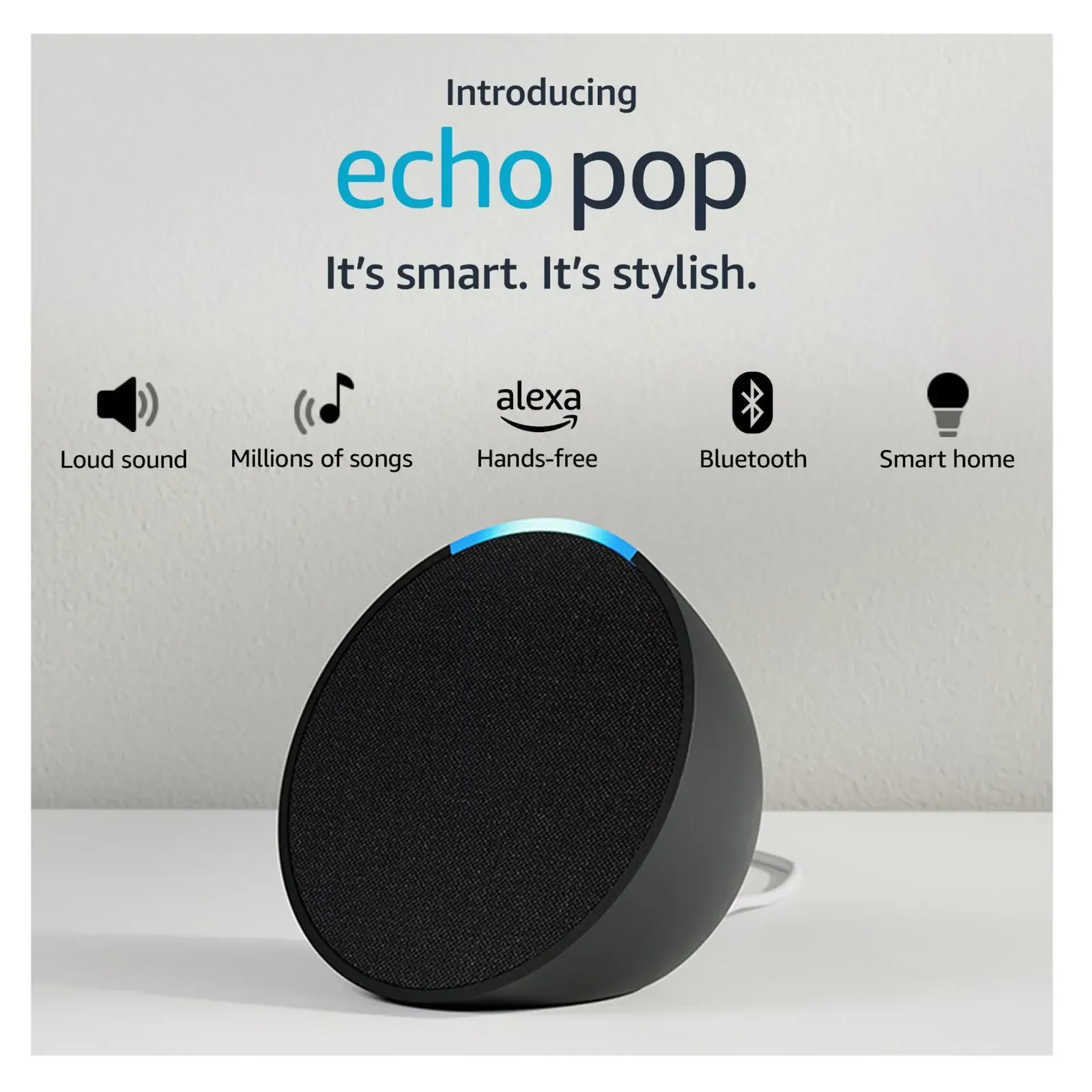 Echo Pop Amazon Parlante Inteligente Alexa