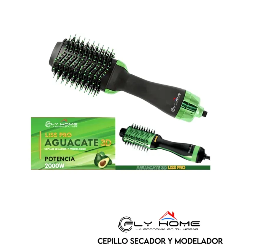 Cepillo Secador Y Moldeador Para Cabello Avocado 3d Power