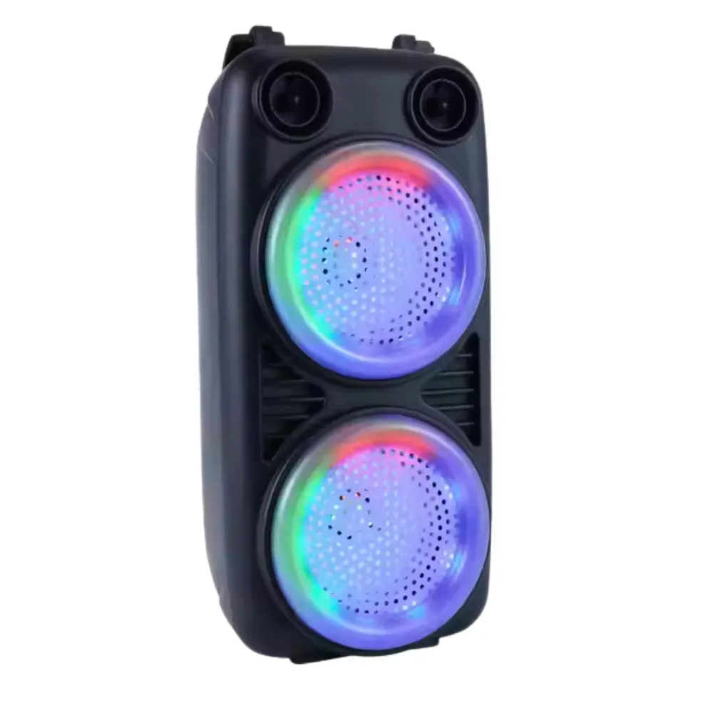 Parlante Doble Bocina Led RGB  3 Pulgadas KTS-3201 