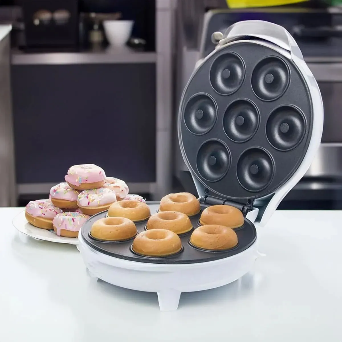 Maquina Mini Donas Donut Electrica 7 Puestos