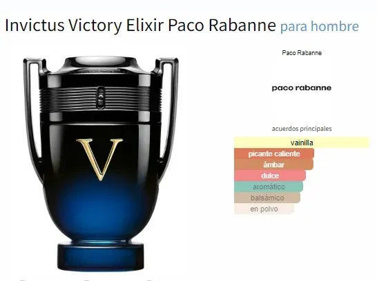 Perfume Invictus Victory Elixir EDP 100ml Paco Rabanne