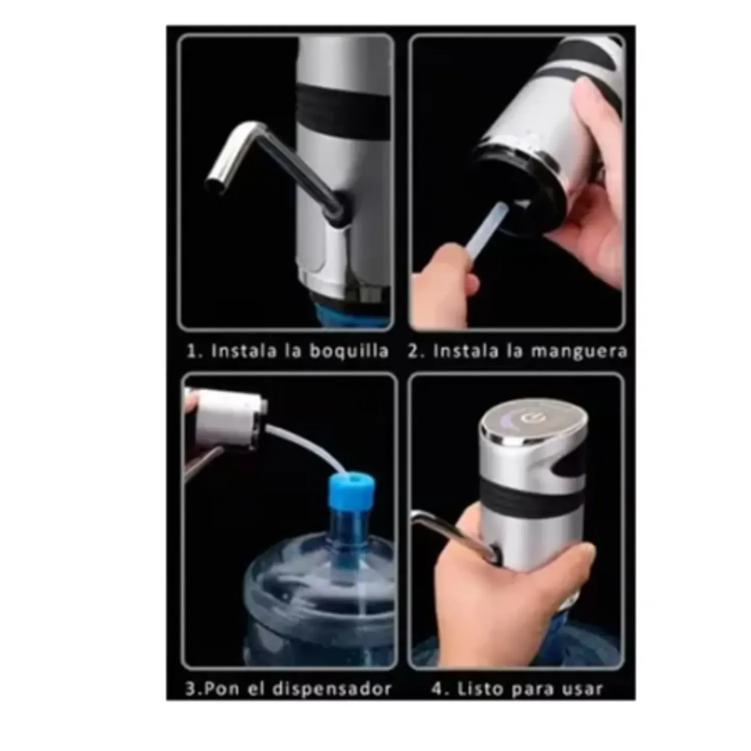 Dispensador Automático De Lujo Recargable Para Agua De Botellón