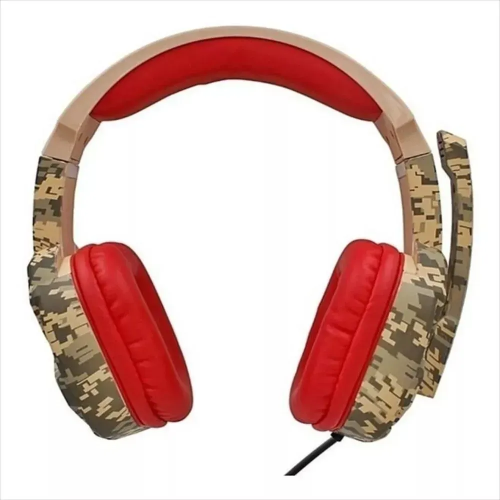 Audifonos Gamer Diadema Camuflado