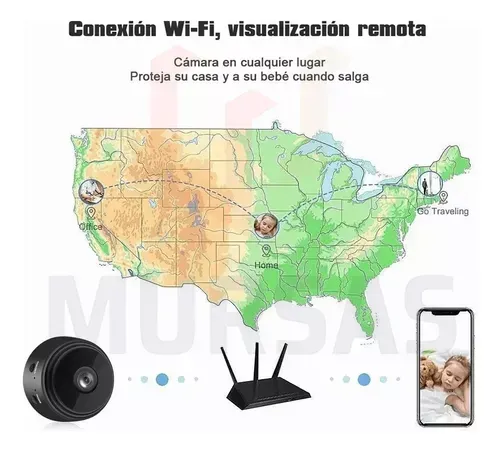 Mini Camara Espia Wifi Monitoreo