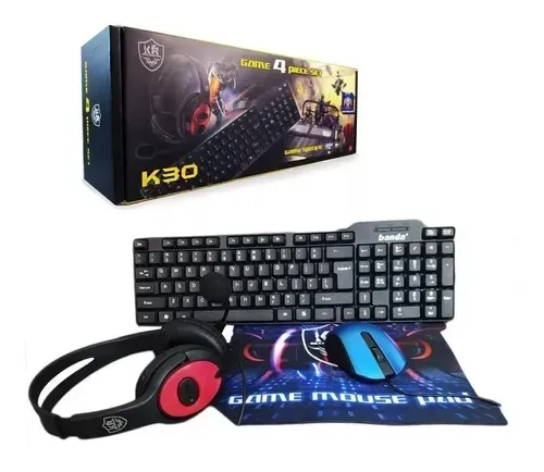 Combo Gamer 4 En 1 