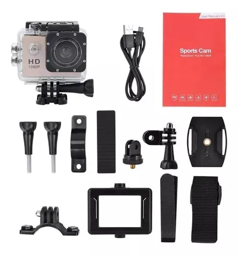 Camara Deportiva Go Pro Full Hd 1080p Impermeable