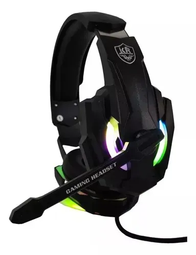 Diadema Audífonos Gamer Micrófono Headset Luz Rgb Jack 3.5mm