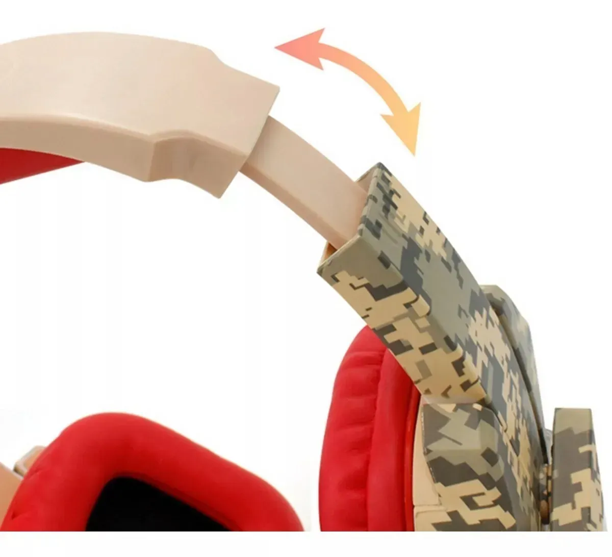 Audifonos Gamer Diadema Camuflado