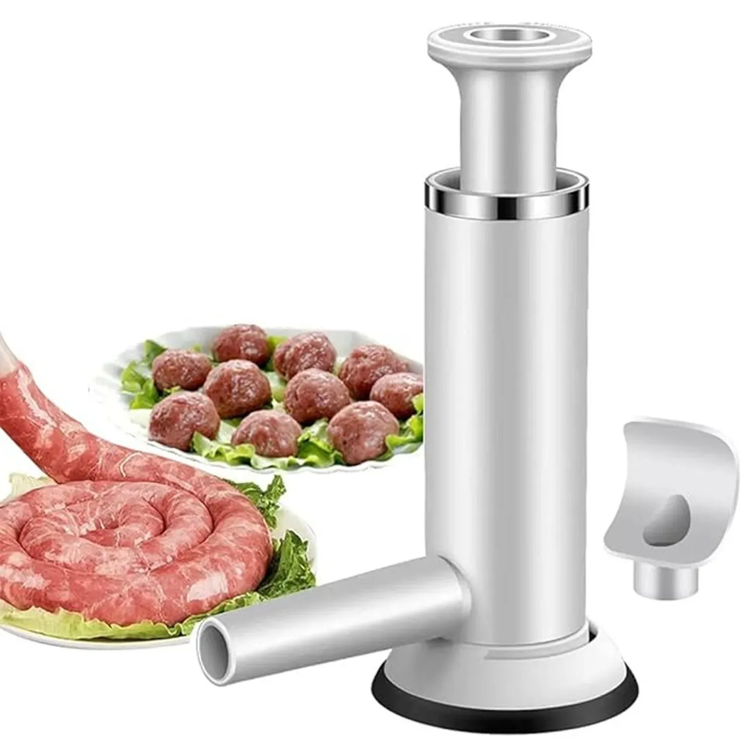 Maquina Manual Embutidos Carne Salchichas 2 En 1