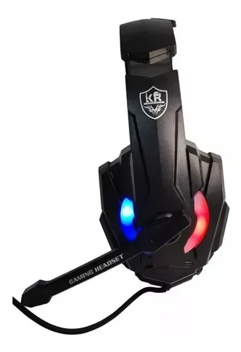 Diadema Audífonos Gamer Micrófono Headset Luz Rgb Jack 3.5mm