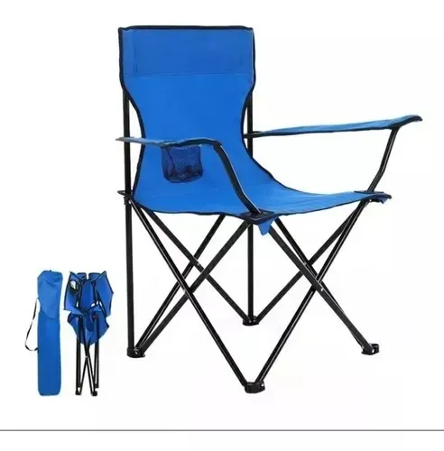 Silla Camping Plegable Con Estuche 