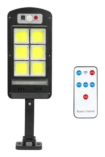 Lampara Solar Recargable Bombillo Led Sensor Exterior 