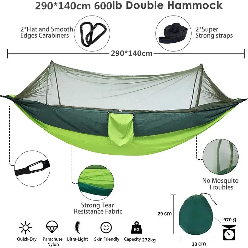 	 Hamaca Ideal Camping con toldillo 