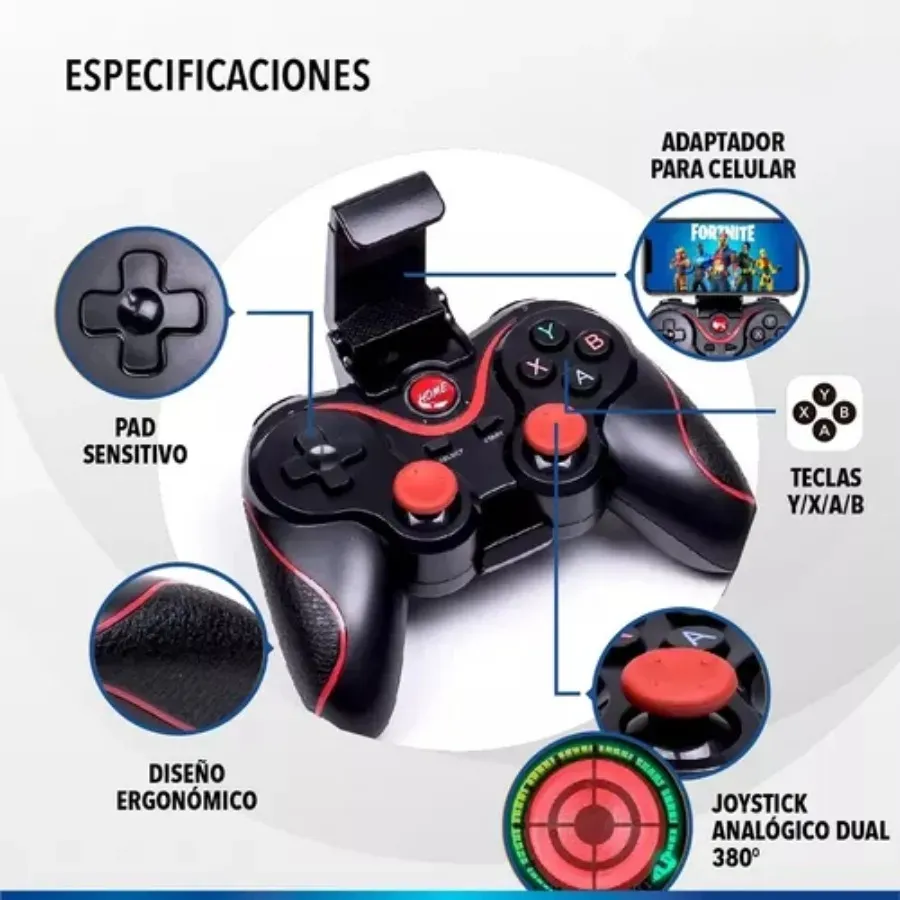 Control De Joystick Inalambrico Gamer Bluetooth Para Teléfono Celular  