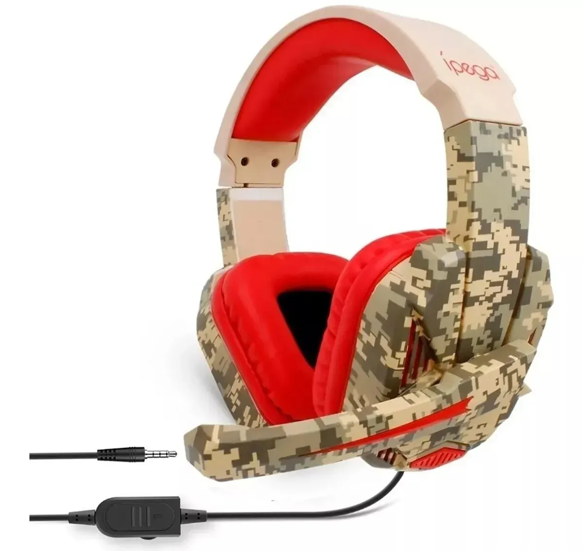 Audifonos Gamer Diadema Camuflado