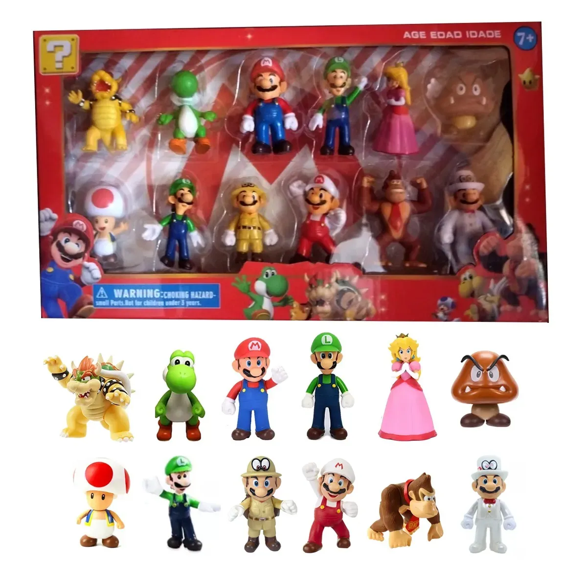 Mario Bros Figuras X12 