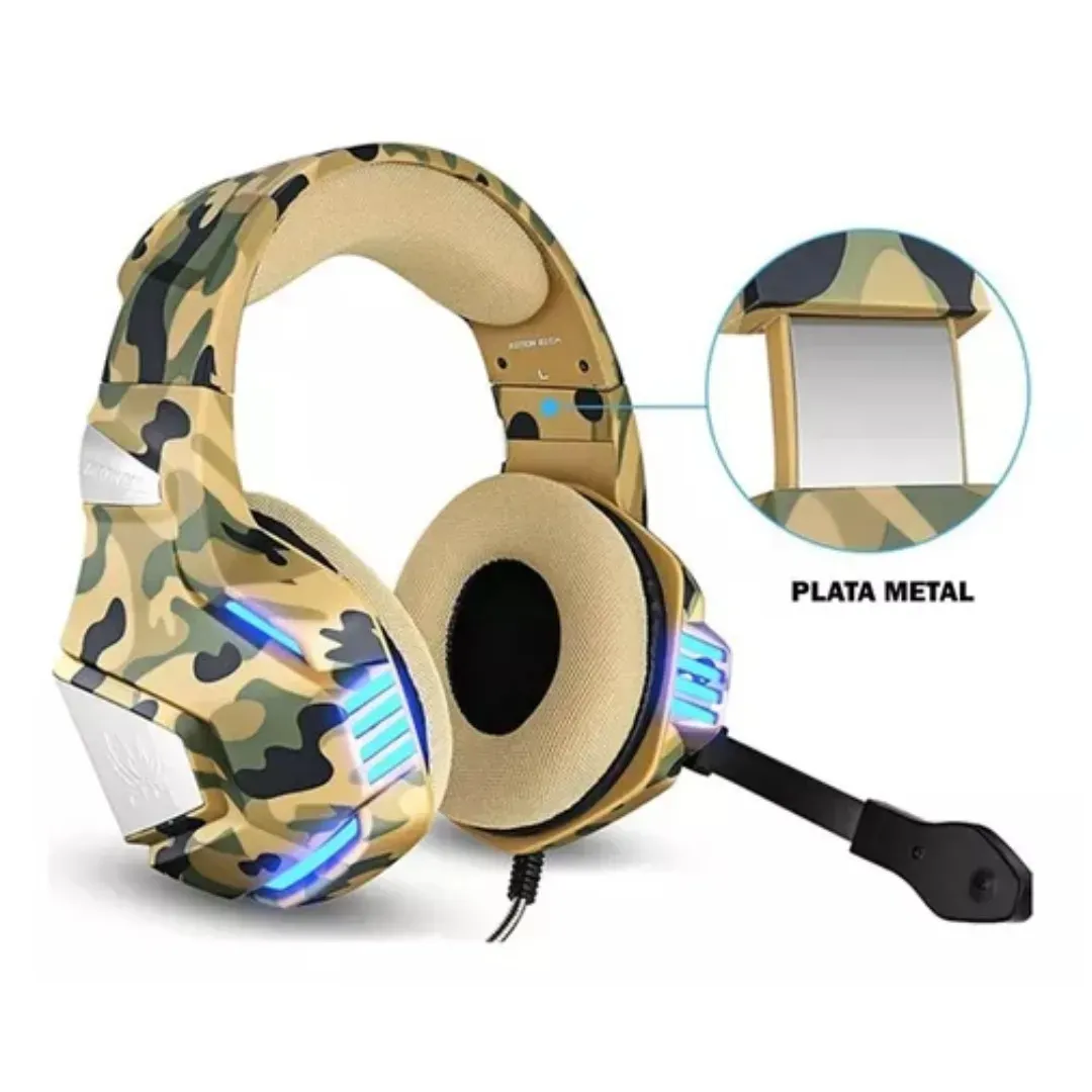 Audifono Gamer Camuflado Balaca G7500