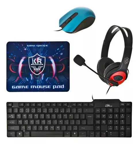 Combo Gamer 4 En 1 