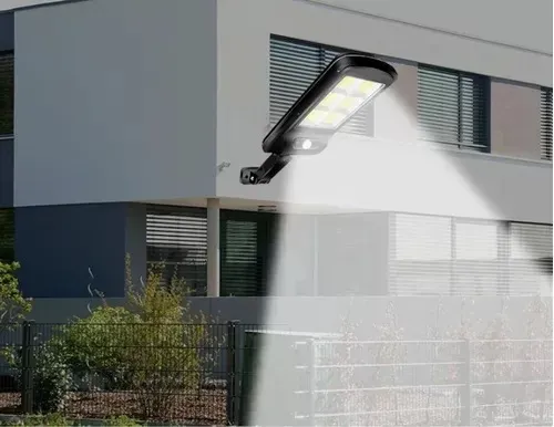 Lampara Solar Recargable Bombillo Led Sensor Exterior 