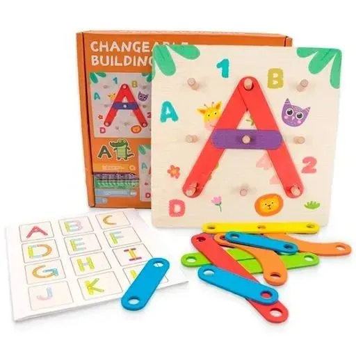 Juego Didactico Tablero Letras Numeros Niños 