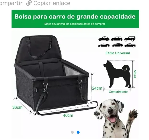 Cargador De Mascotas Para Auto