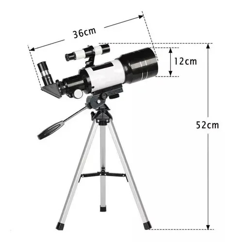 Telescopio Astronómico Monocular F30070 Reflector 70mm 