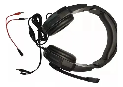 Diadema Audífonos Gamer Micrófono Headset Luz Rgb Jack 3.5mm